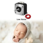 SIMAX3D 1PCS 네마 17 스테퍼 모터 42-23 3D 프린터 압출기 17HS4023 DC 1A-4.1V 2상 4선 1.8도, 크리얼리티 CR-10 10S 엔더 프린터/CN... 