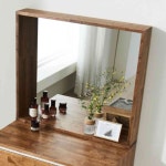 살림방 G4106 원목 화장대 거울 800 인테리어거울 : 살림방2