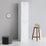 마켓비 MKB 캐비넷 2문 멀티락커 3801830 선반 철제 사물함 옷장 4단, 화이트 : 마켓비엔티