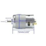 CONQUERALL 895 DC 모터 12V 9000RPM / 24V 18000RPM 대형 토크 고출력 전자 부품 더블 볼 베어링 긴 수명 DIY : 토로토로 타임
