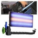 포함된 YXCMD 프로페셔널 PDR 라이트 키트 - 페인트 없는 덴트 수리를 위한 6존 고휘도 LED 제거 오토샵 DIY용 휴대용 차체 수리 도구 : 티키타01