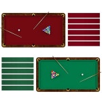 개의 스트립이 있는 브링 개 당구 테이블 펠트 클럽 스포츠 크리스마스에 적합한 표준 피트 : 에벤에셀컴퍼니