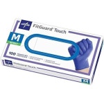 FITGUARD 메드라인 터치 니트릴 검사 장갑, (10팩) 100ct 중간, X-Large (Pack of 100) : 소스NYC