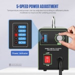 오토랜드 110V 자동차 플라스틱 수리 키트, 15W/35W/45W/65W/80W 핫 스테이플러 세트, 600개의 스테이플, 클 및 나이프가 포함된 오토 범퍼... 