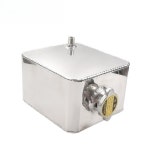 광택 합금 전체 물 탱크 및 뚜껑 냉각수 오버플로 액체 저장 키트 2리터 블랙 실버 : 73프라임무역