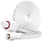 Go-ee 영구 실외등 프로, 데크 조명, IP68 방수 연장 코드 13피트 케이블, H706A H706B H706C, H705D/E/F, H7067 H7068 H7069(화이트... 