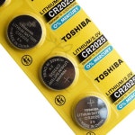 도시바 CR2025x1입 5개묶음 동그라미건전지 무수은전지 알카라인건전지 : 샘스이