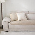 슬립제로 밍크 겨울 극세사 쇼파패드 매트 커버 돌 아이보리 3인용 소파패드 미끄럼방지 : 유트러스