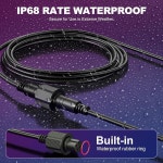 야외용 10피트 홍수등 연장 코드 4핀 방수 커넥터 고비 2 H7058 H7057 - 웨더프루프 : 아트리움샵