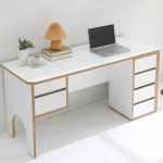 살림방 G5619 1600책상+4단서랍 풀세트(우형) 스터디데스크 아이책상 : 살림방2