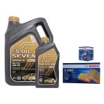 포터2 엔진오일세트 세븐골드 RVC3 5W30 7L O1188-A2084 : 클래씨샵