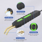 오토랜드 110V 자동차 플라스틱 수리 키트, 15W/35W/45W/65W/80W 핫 스테이플러 세트, 600개의 스테이플, 클 및 나이프가 포함된 오토 범퍼... 