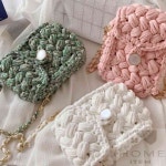 홈템방 코바늘 핸드폰 가방 뜨기 뜨개가방부자재 : 홈템방