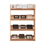 살림방 H6708 4단 나무 선반책장 770 인테리어책장 어린이집가구 : 살림방2