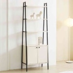 살림방 H4462 여닫이 스틸 수납 선반장 650 수납선반 거실선반 : 살림방2