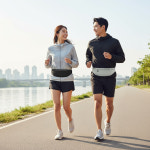 메디크루 경량 프리미엄 3포켓 런벨트 런닝 등산 스포츠 방수 러닝벨트 : 메디크루