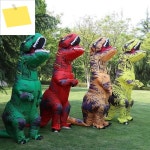 Simbok Hot T REX 공룡 풍선 의상 성인과 파티 코스프레 티라노사우루스 멋진 마스코트 디노 만화 H5831 : 투지코스튬