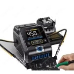 200W 스마트 납땜 스테이션 재 작업 돕는 손 F245/F210 핸들 전자 용접 수리 빠른 열 솔더 DIY 도구 : 나래 바이오