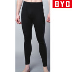 BYC 베이직 남자 타이즈 레깅스 기모 면 내복 쫄 바지 하의 : BYC왕자상회