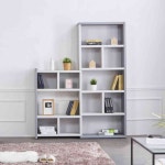 살림방 H6233 5단 하프 확장형 책장 책정리 책장수납함 : 살림방2