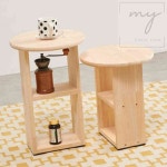 내집방 H6716 나무 미니 테이블 티테이블 원룸테이블 : 내집방2