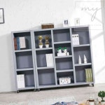 내집방 H6279 바퀴형 책장 B세트 이동형책장 : 내집방2