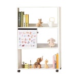 살림방 H6388 3단 3칸 바퀴형 책장 책장수납함 : 살림방2