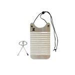 핸드메이드 실버 미니 자이데코 워시보드 루브보드 스크럽보드 6 x 11 인치 : 탑캠퍼