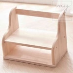 내집방 H6921 나무 2단 책꽂이 400 책상가구 : 내집방2