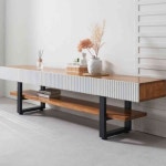 살림방 G4162 원목 거실장 2100 거실티비장 인테리어거실장 : 살림방2