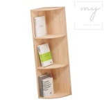 내집방 H6721 3단 나무 코너책장 거실책꽂이 오피스책장 : 내집방2