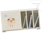 내집방 H6654 4칸 수납 낮은 도어 책장 사무실책장 : 내집방2