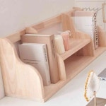 내집방 H6925 나무 4칸 책꽂이 800 책상2단책꽂이 : 내집방2