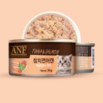 anf 고양이 캔 통조림 고양이 영양식 참치 연어, 95g, 1개 : 루니펫