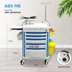 드레싱카트 응급카트 간호사 카트 수액걸이 요양원 장비 회진 진료소 트롤리 케어 카트 그린 (액세서리) : 이랑이랑상점