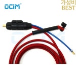 회전 헤드 티그 용접 건 NR17 블랙 또는 컬러 35-70 커넥터 포함 : 번개템플러