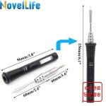 TS80 미니 휴대용 전기 납땜 인두 조절 가능한 온도 디지털 솔더 스테이션 OLED 디스플레이 USB 유형 C 잭 : 사계 코퍼레이션