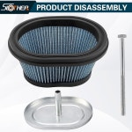 블래스터 200 에어 필터 2XJ-14451-00-00 야마하 YFS200 88-06 브리즈 125 YFA125 89-04 그리즐리 YFM125 04-13 랩터 YFM125R 11... 