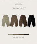 [백포인트] 위드미 코튼 와이드팬츠 (4color) : assbee
