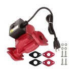 야이네탄 UPS15-55SFC 59896773 순환 펌프 3단 가정용 온수 시스템용 115V 복사층 재순환 58/77/87W 60Hz 하이드로닉 1/12HP : 바른상