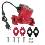 야이네탄 UPS15-55SFC 59896773 순환 펌프 3단 가정용 온수 시스템용 115V 복사층 재순환 58/77/87W 60Hz 하이드로닉 1/12HP : 바른상