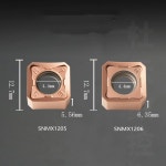 SNMX 45 ° 밀링 커터는 양면에 텅스텐 카바이드를 삽입합니다. 중절삭 CNC : 아이컴퍼 니