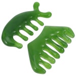 2개입 옥 마사지 빗 와이드 톱 헤어 도구 여행 및 가정용 : 아트퓨전마켓