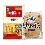 대림냉동 선종합 1kg 1개+ 어묵 택 1 얇은사각 부산오뎅 꼬치오뎅 : 사조 공식스토어