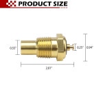 프로페셔널 G1852 엔진 냉각수 온도 센서, 브라스 건설 : 피프티파이브굿몰