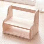 살림방 H6921 나무 2단 책꽂이 400 책상용책꽂이 : 살림방2