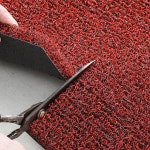 문입구 미끄럼방지매트 현관 바닥매트 발판 코일 논슬립 j2281 블랙레드플랫1 2 1 60 80센티 : 저스트두잇일