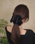 소렌티 벨벳 헤어 고무줄 데일리 대왕 곱창 머리끈 - 4color : 초콜리트