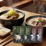 갈비탕 800g (2개) +  가마솥 진한곰탕 760g (2개) 총4개 세트 1개 : 고선생의 뚝딱다이닝