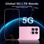 V 15PROMA X 16+1TB 잠금 해제 휴대폰, 스마트폰 6.85인치 HD 화면 배터리 7000mAh 안드로이드 14,5G/페이스 ID/지문 해제/듀얼 SIM/GPS... 